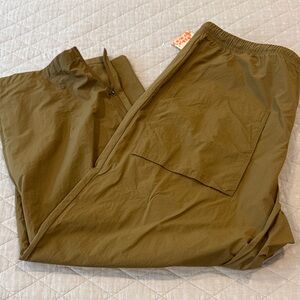 Women's Olive Wide Leg Pants